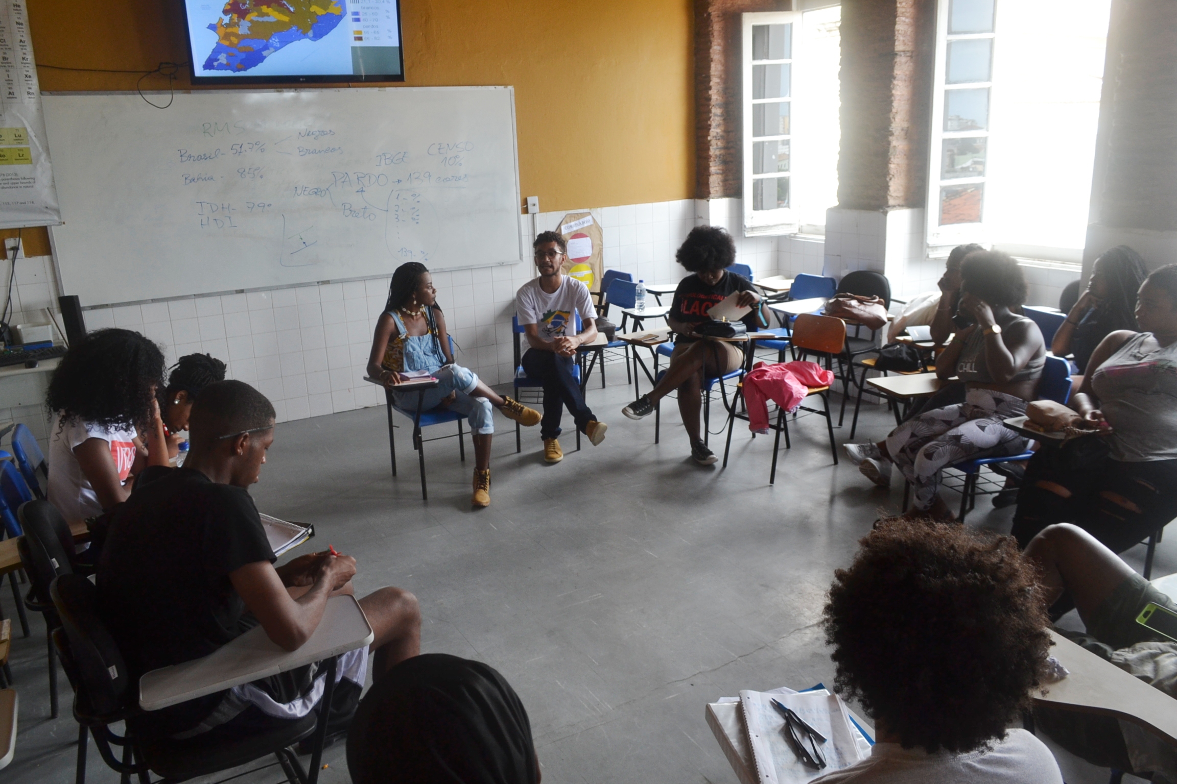 Intercambio - Biko recebe estudantes da Universidade negra norteamericana Winston Salem