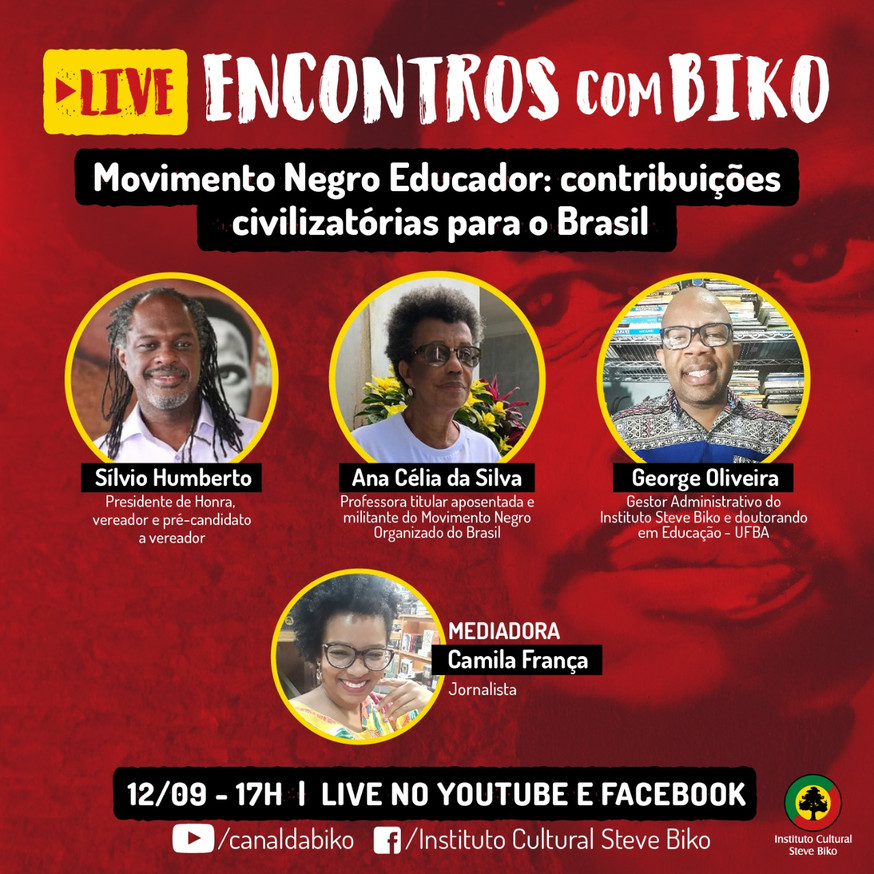 Encontros com Biko debate o Moviemnto Negro Educador