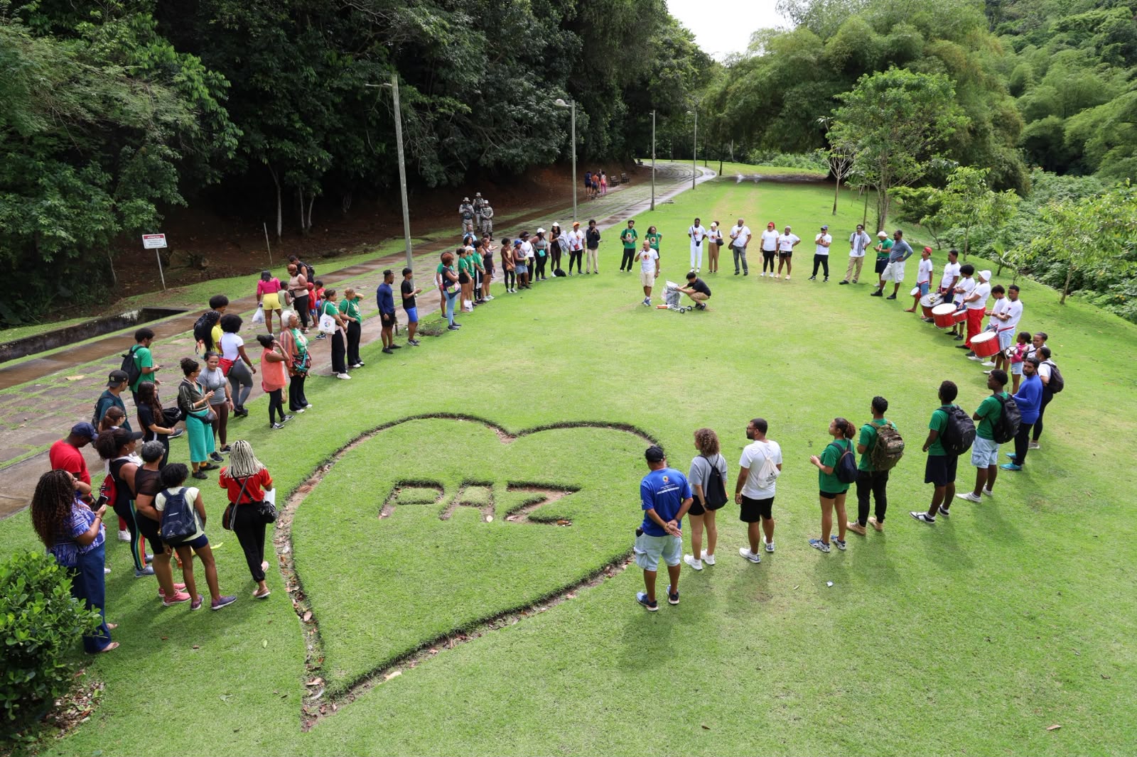 Mais de 100 pessoas acompanham os 10 anos da Trilha ancestral no Parque São Bartolomeu