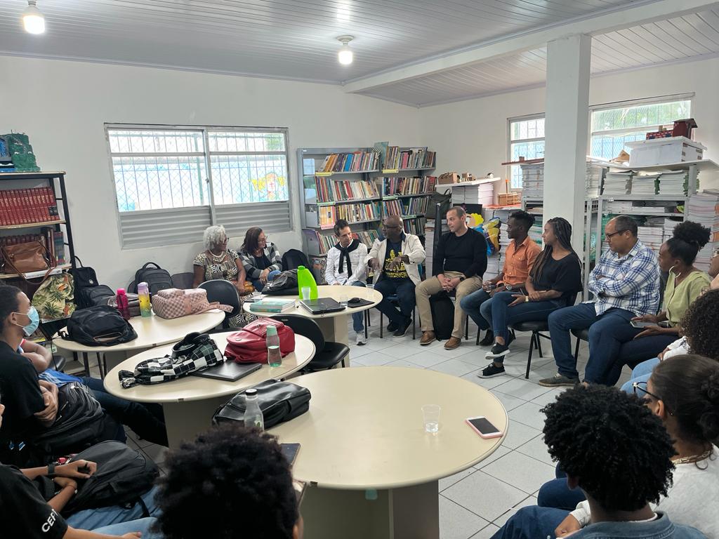 Instituto Solea visita aulas do Oguntec em Lauro de Freitas, na Bahia