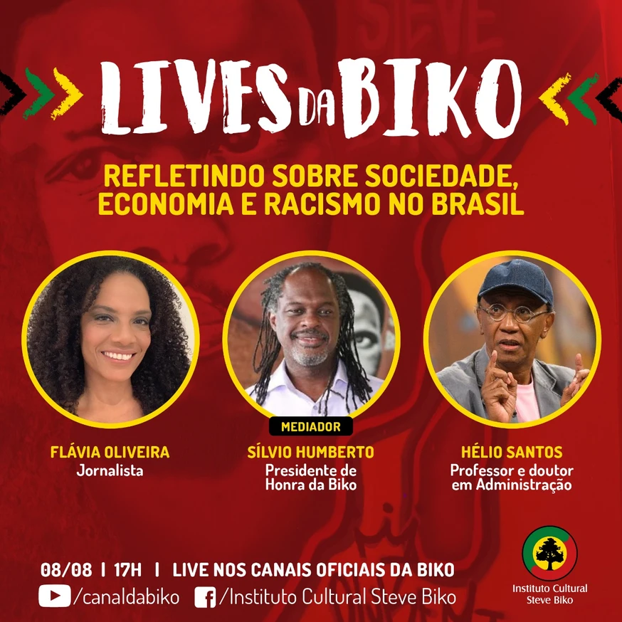 Lives da Biko propõe debate sobre economia e racismo no Brasil